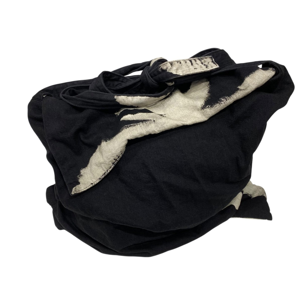 Y’s ショルダーバッグYE-I10-016 8OZ DENIM BRUSH BLEACH BAG 古着・中古-1枚目のアイテム画像