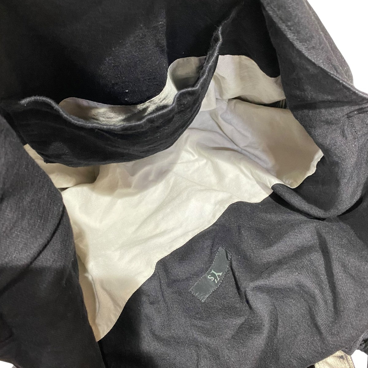Y’s ショルダーバッグYE-I10-016 8OZ DENIM BRUSH BLEACH BAG 古着・中古-5枚目のアイテム画像