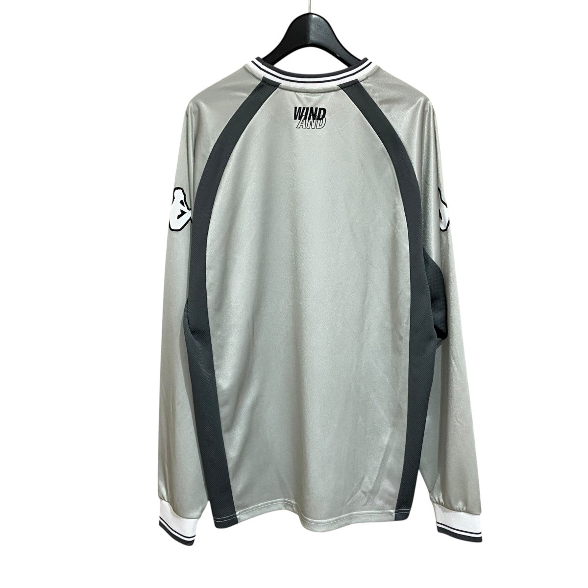 WIND AND SEA×Kappa 長袖Tシャツ216-123 GAME SHIRT 古着・中古-2枚目のアイテム画像