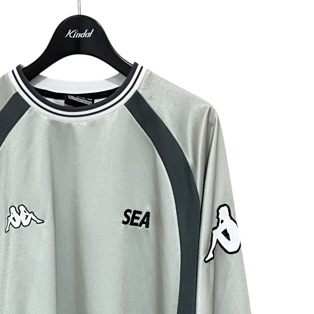 WIND AND SEA×Kappa 長袖Tシャツ216-123 GAME SHIRT 古着・中古-3枚目のアイテム画像