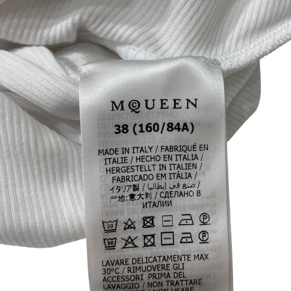 ALEXANDER McQUEEN フロントチェーンCut And Sew804191 古着・中古-6枚目のアイテム画像