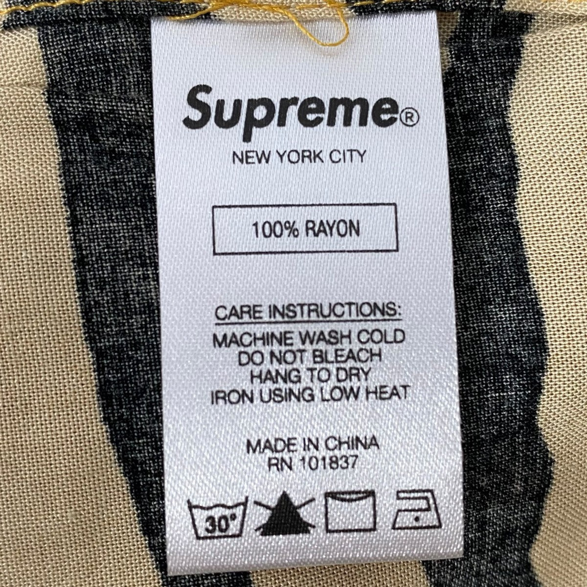 Supreme 半袖シャツ Tiger Stripe Rayon Shirt 古着・中古-6枚目のアイテム画像