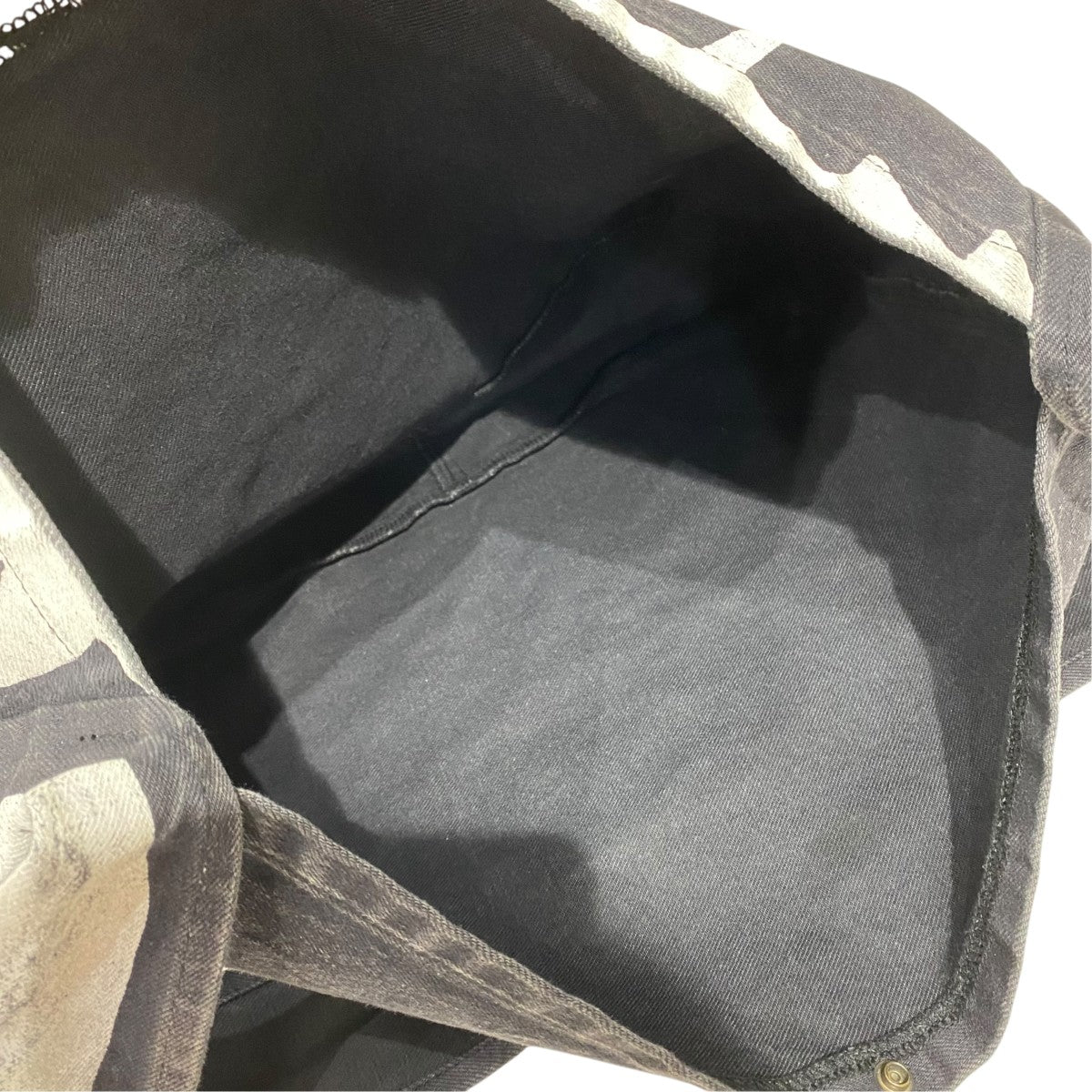 KAPITAL 14oz Black Denim Book BagEK-1145XB 古着・中古-4枚目のアイテム画像