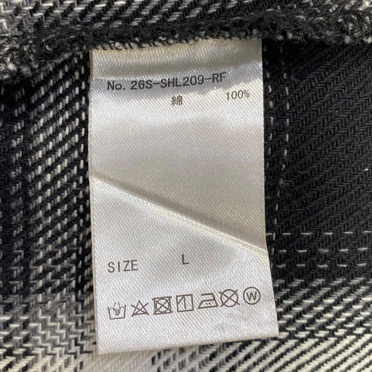 FR(13)NDS BlastCheck Shirt26S-SHL209-RF 古着・中古-5枚目のアイテム画像