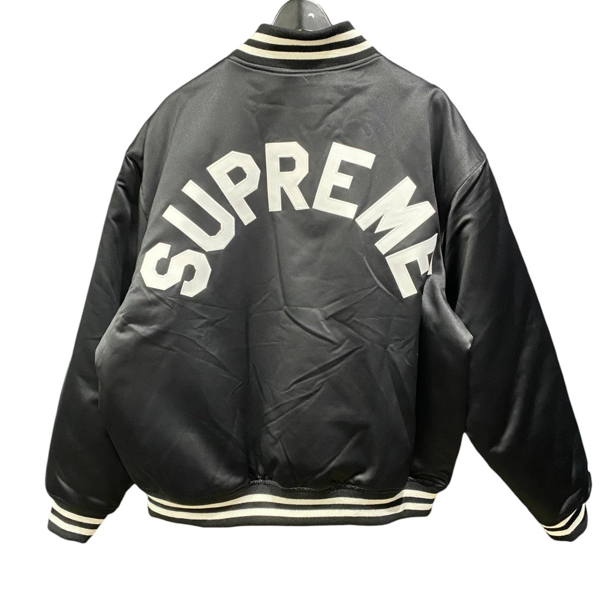 Supreme×MITCHELL ＆ NESS Satin Varsity スタジャン 古着・中古-2枚目のアイテム画像