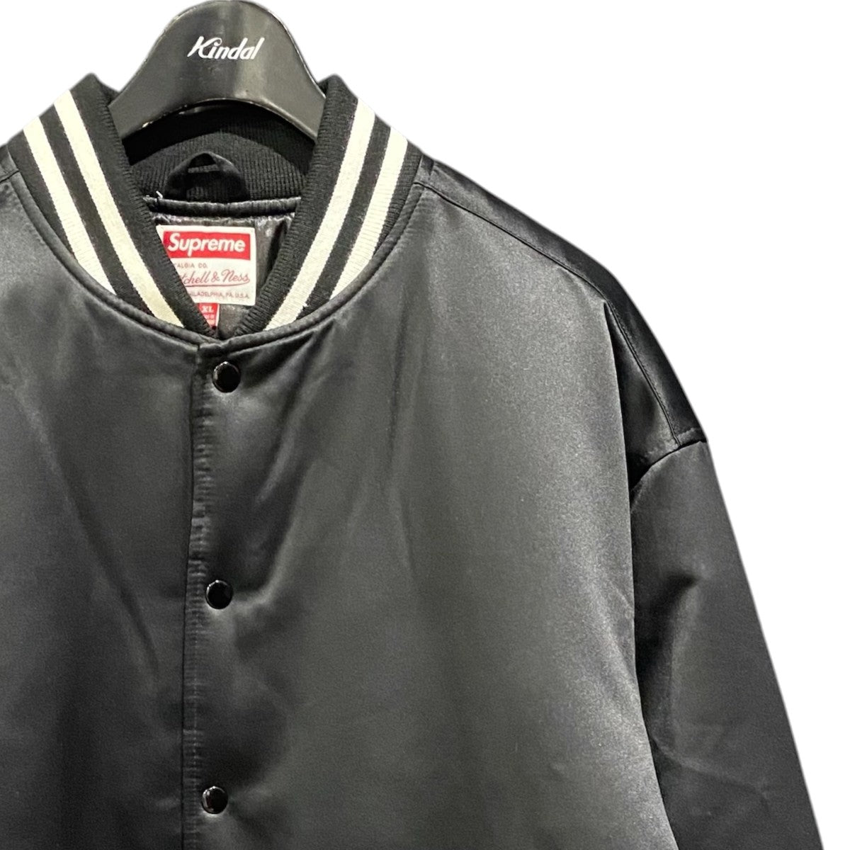 Supreme×MITCHELL ＆ NESS Satin Varsity スタジャン 古着・中古-3枚目のアイテム画像
