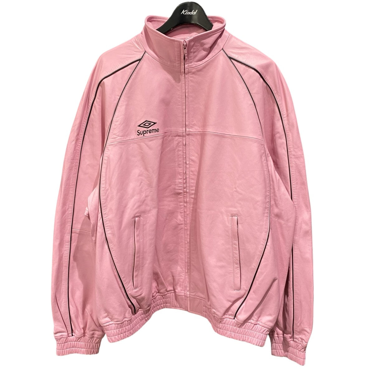 Supreme×UMBRO Leather Track Jacket 古着・中古-1枚目のアイテム画像