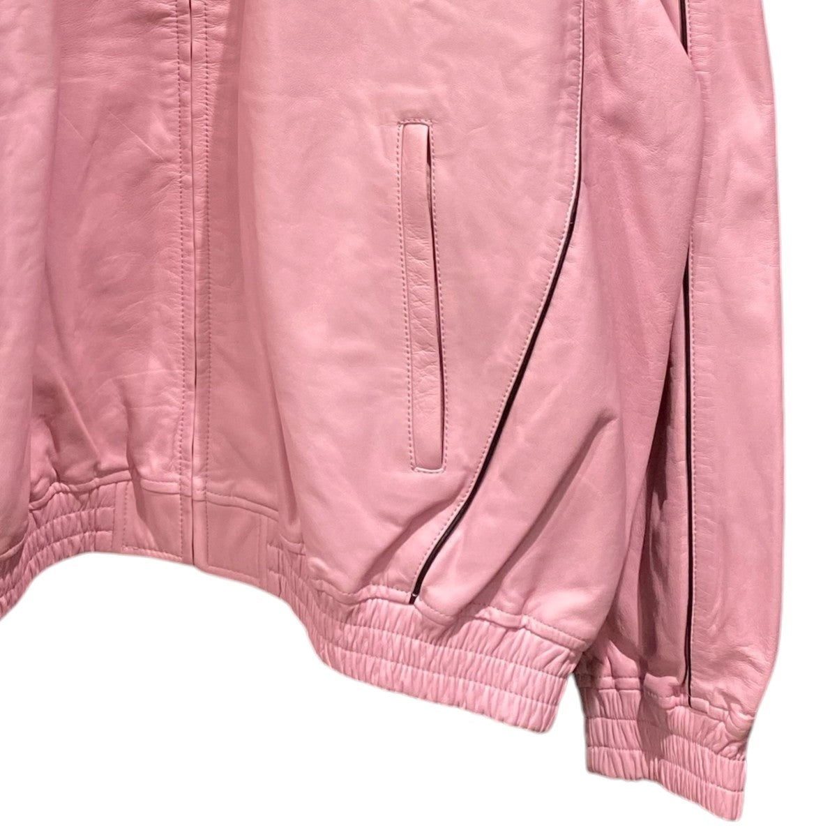 Supreme×UMBRO Leather Track Jacket 古着・中古-4枚目のアイテム画像