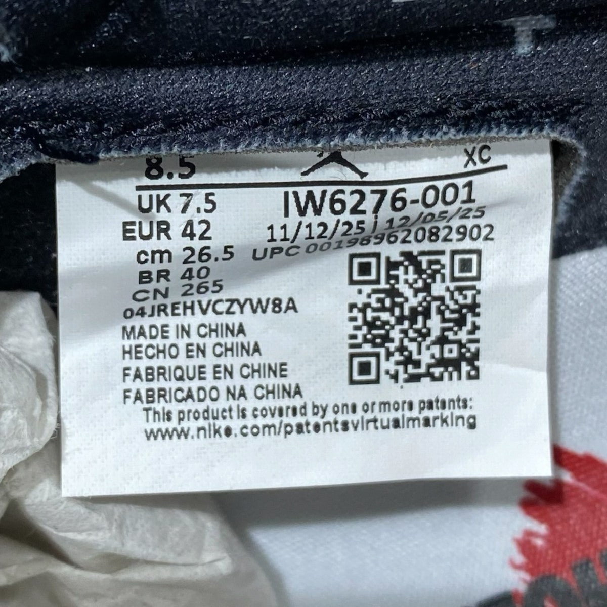 AIR JORDAN 1 RETRO LOW OGIW6276-001