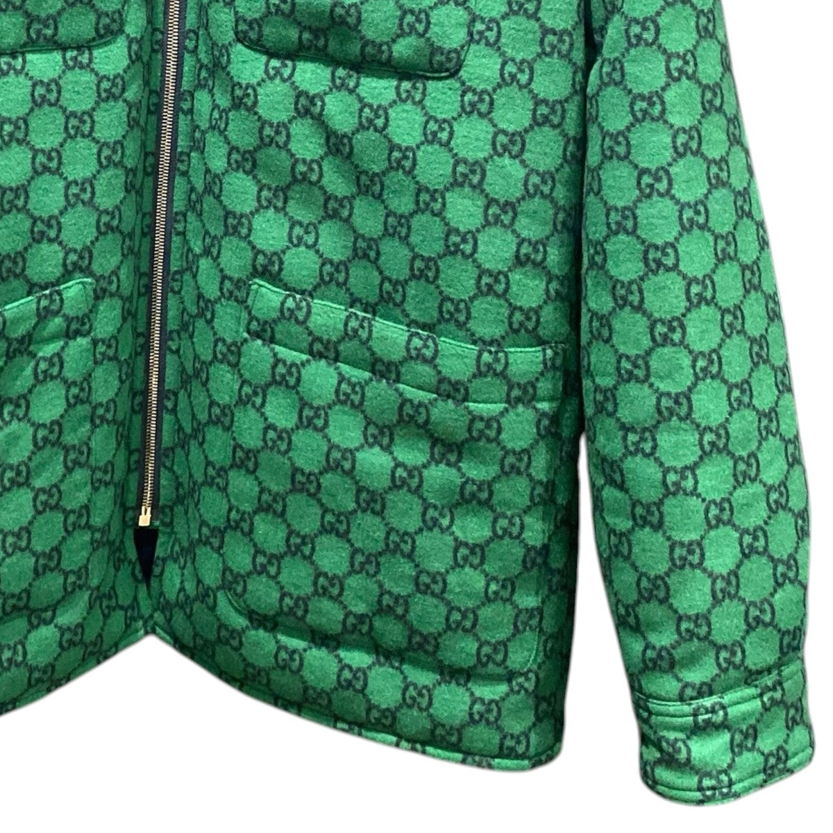 GUCCI フランネルシャツブルゾン770330 古着・中古-4枚目のアイテム画像