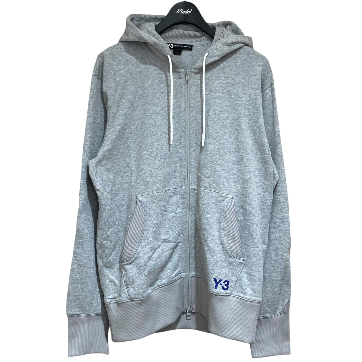 Y-3 裾ロゴジップアップパーカーBR1723 古着・中古-1枚目のアイテム画像