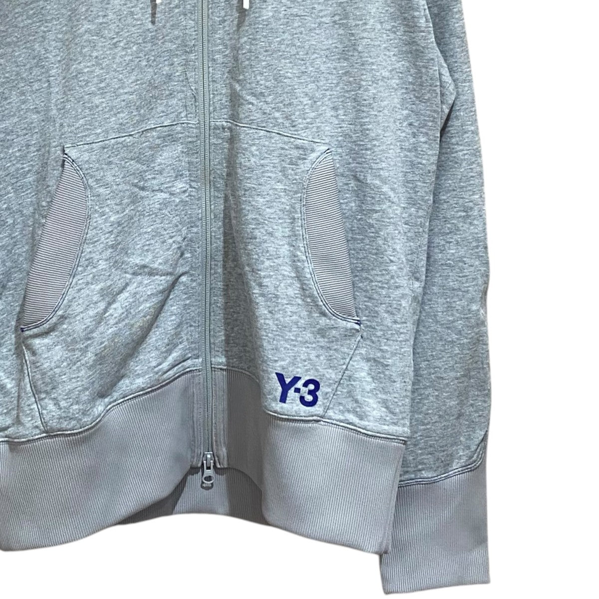 Y-3 裾ロゴジップアップパーカーBR1723 古着・中古-4枚目のアイテム画像