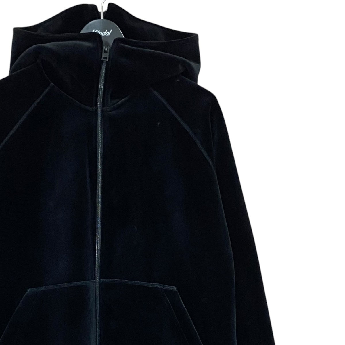 Y-3 オーバーサイズベルベットジップアップパーカー0DY001 古着・中古-3枚目のアイテム画像