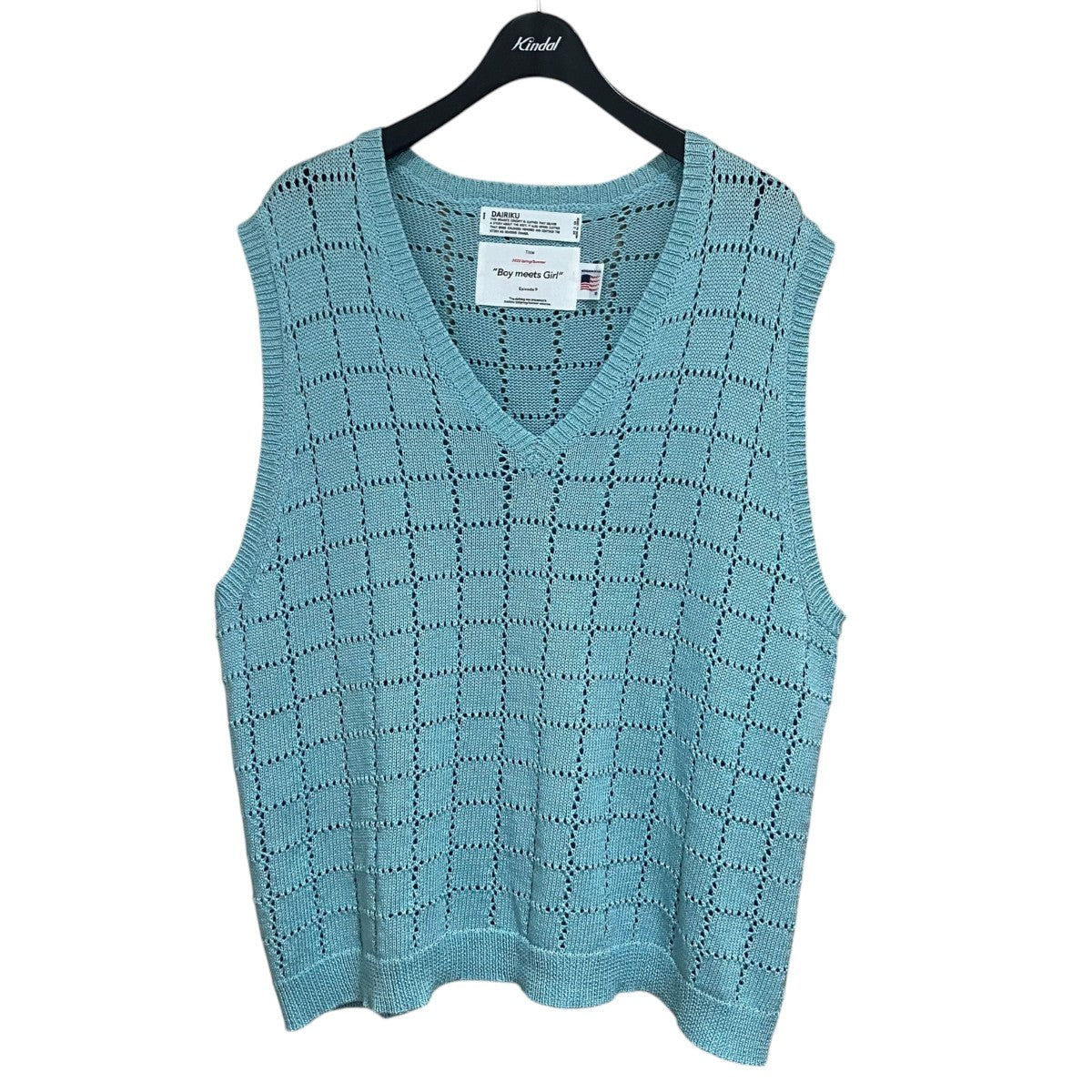 DAIRIKU AJ Knit Vest22SSK-4 古着・中古-1枚目のアイテム画像