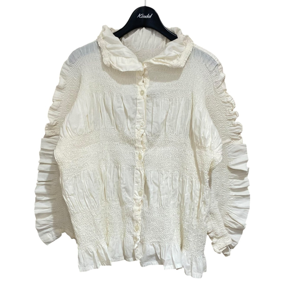 me ISSEY MIYAKE プリーツブラウスMI42FO662 古着・中古-1枚目のアイテム画像