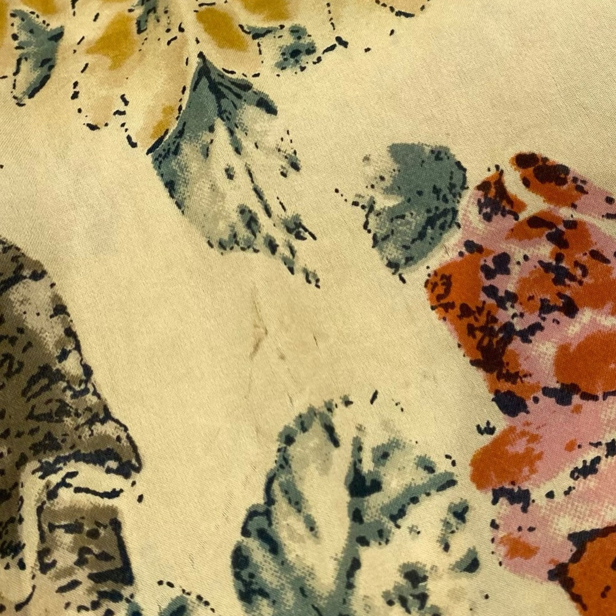 Mes Demoiselles 花柄レーヨンロングシャツ 古着・中古-7枚目のアイテム画像