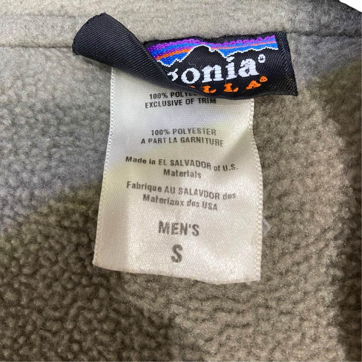 Patagonia ハーフジップシンチラフリースジャケットジャケット25735F6 古着・中古-5枚目のアイテム画像