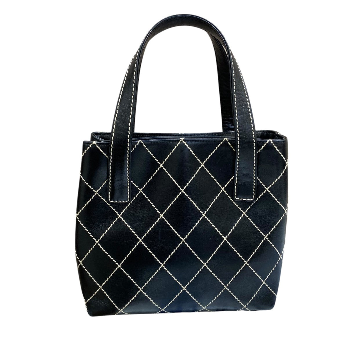 CHANEL ワイルドステッチハンドバッグ 古着・中古-3枚目のアイテム画像