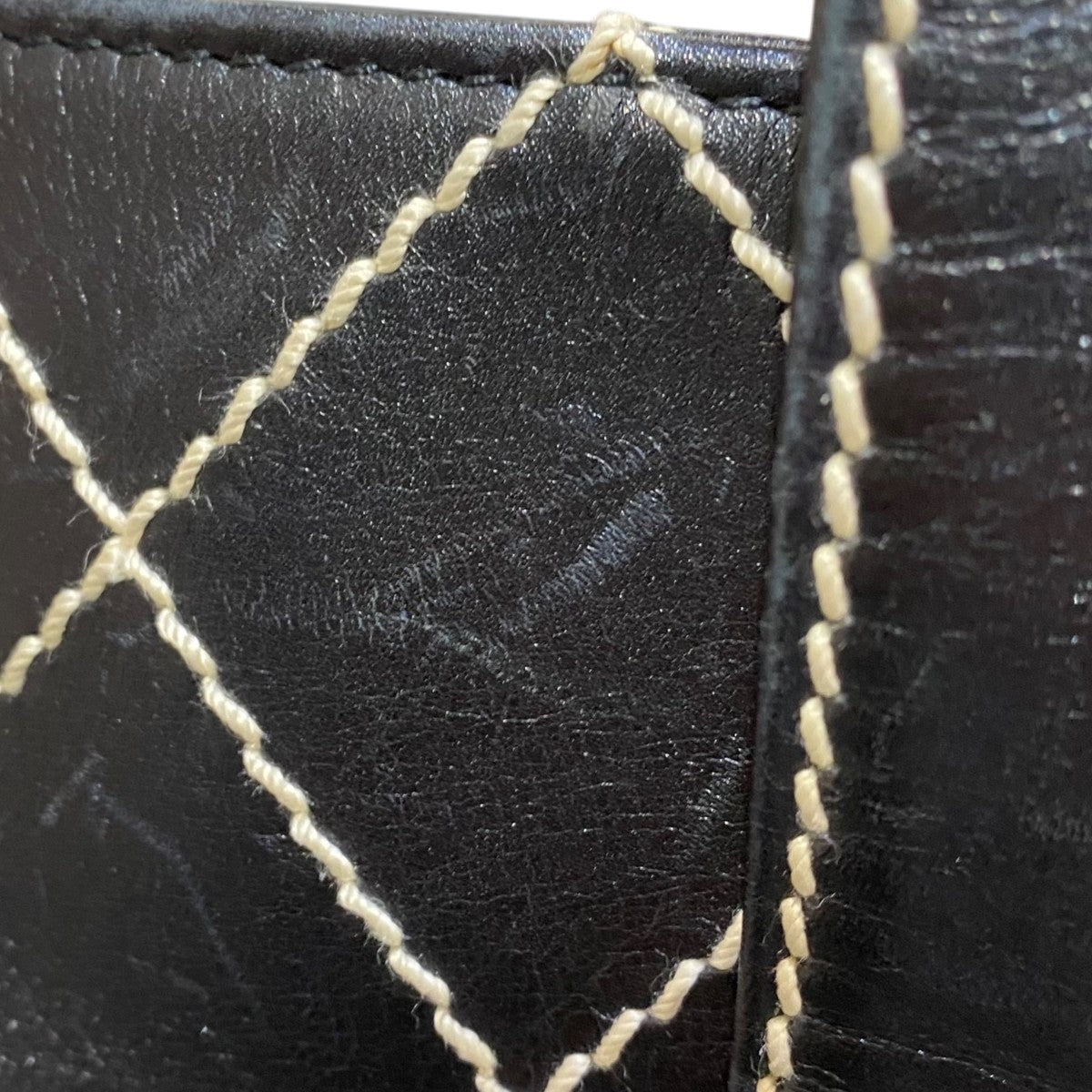CHANEL ワイルドステッチハンドバッグ 古着・中古-6枚目のアイテム画像