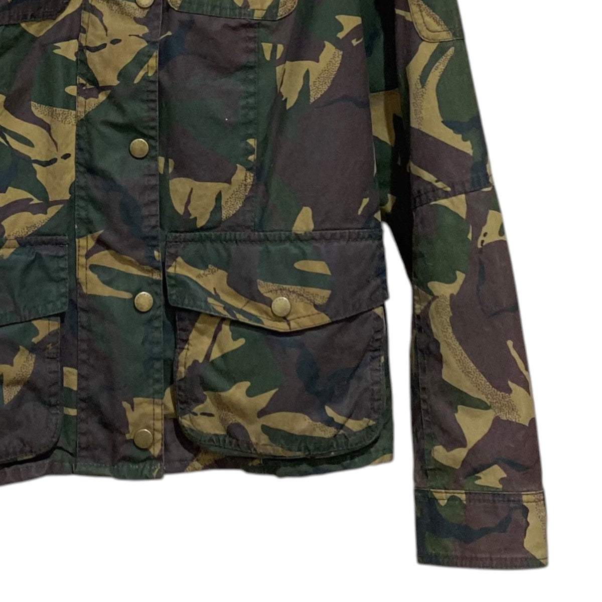 Barbour カモフラValiant Wax Jacket1501016 古着・中古-4枚目のアイテム画像