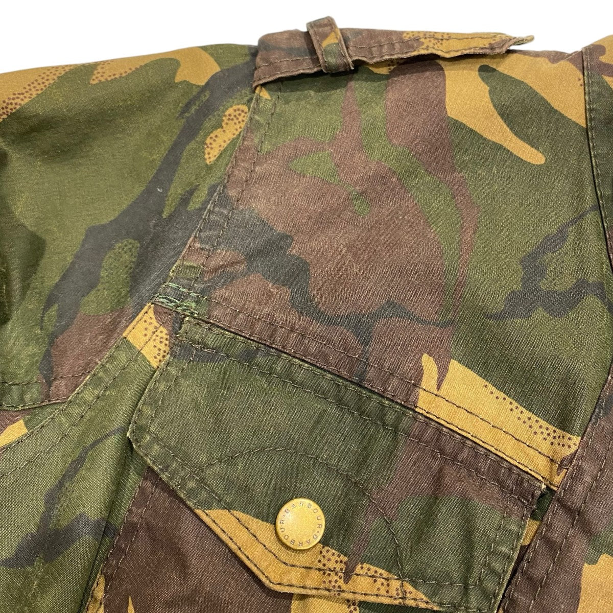 Barbour カモフラValiant Wax Jacket1501016 古着・中古-8枚目のアイテム画像