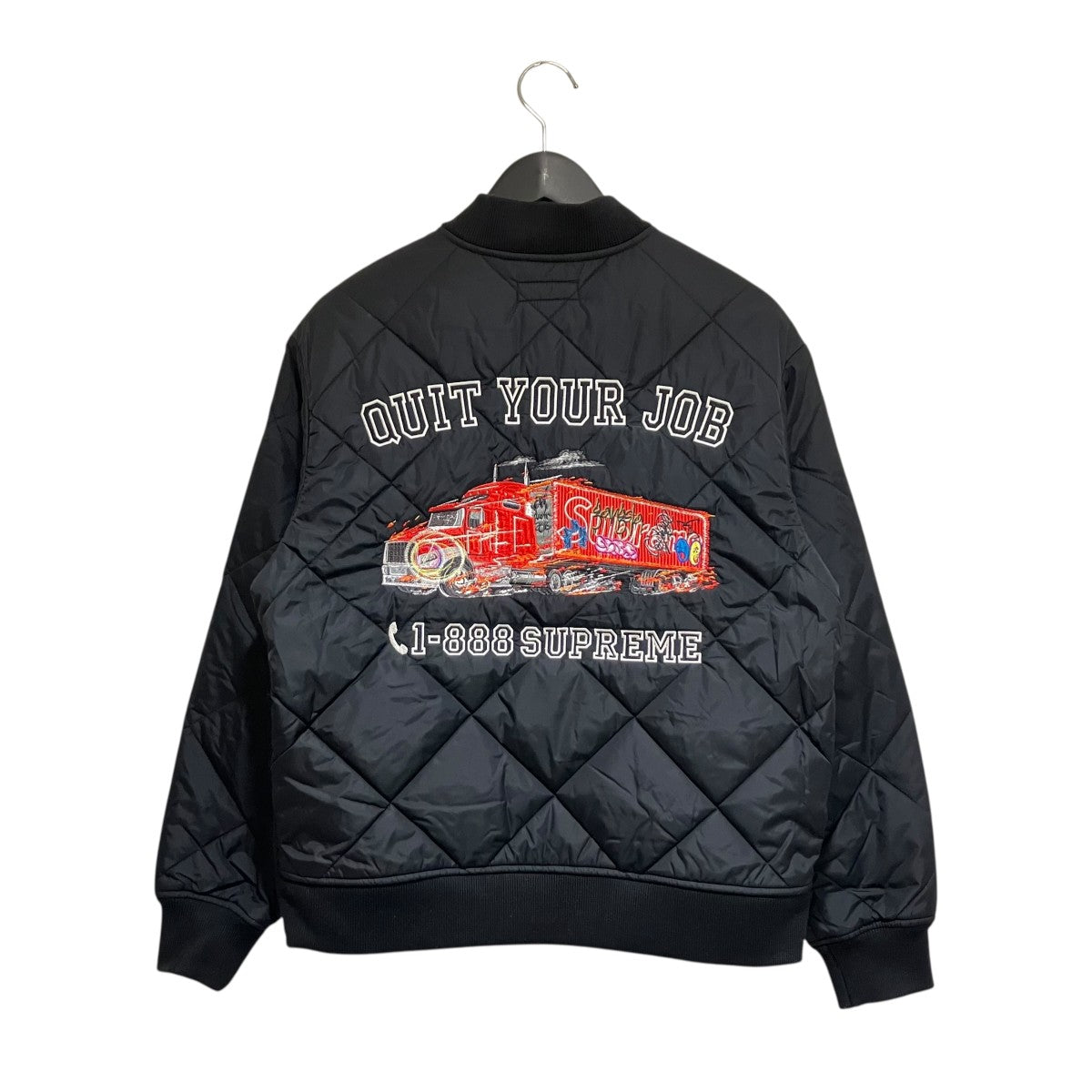 Supreme(シュプリーム) fquit your job jacket中綿キルティング
