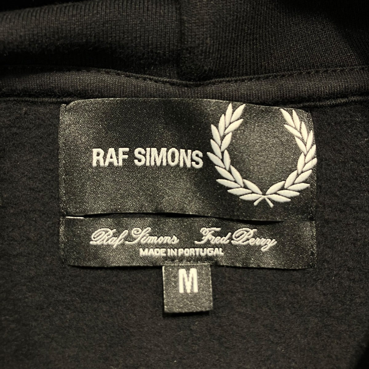 RAF SIMONS×FRED PERRY 「PRINTED HOODED SWEAT」スウェットパーカーSM7067 古着・中古-7枚目のアイテム画像