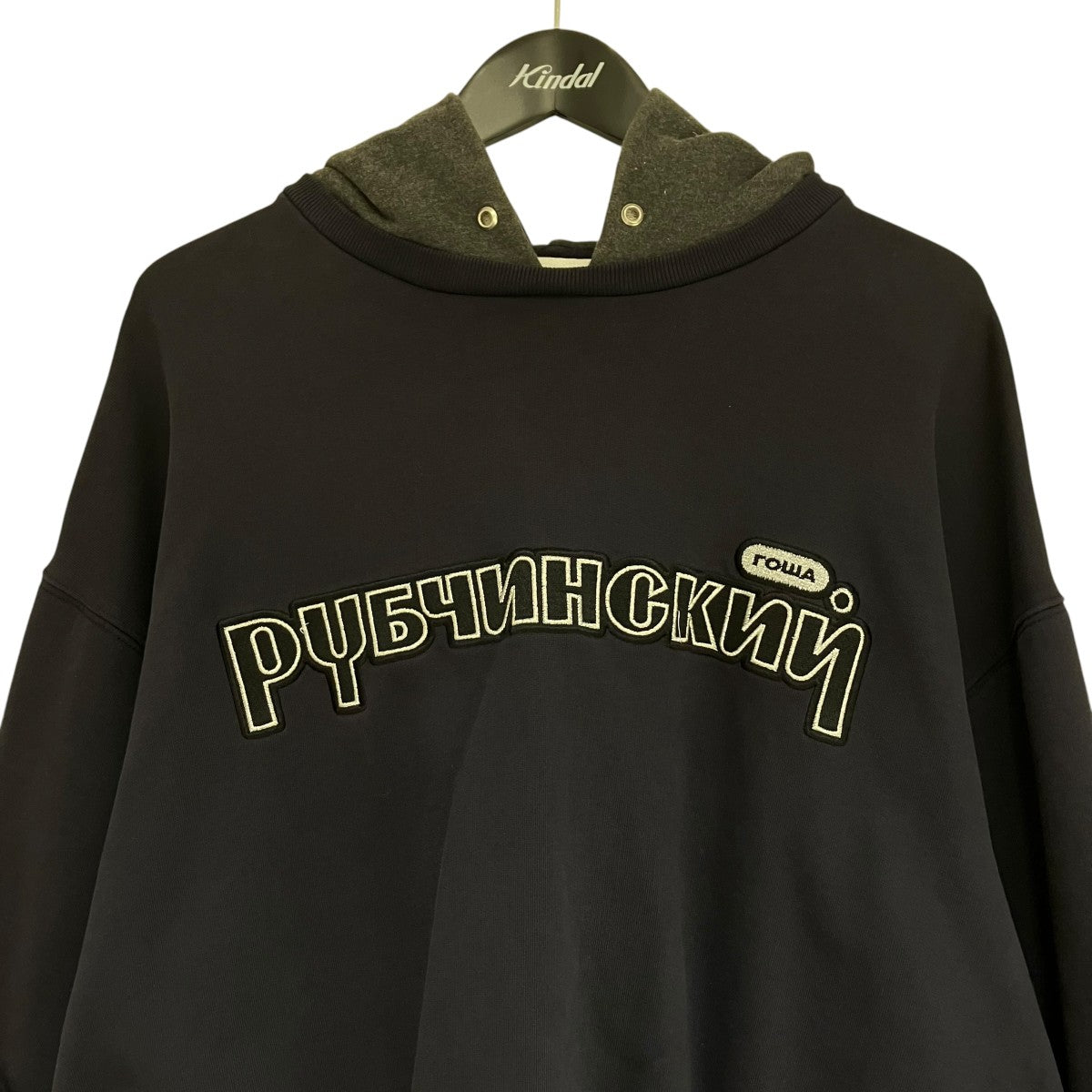 Gosha Rubchinskiy 「COMBO HOODED SWEAT SHIRT」スウェットパーカー 古着・中古-2枚目のアイテム画像