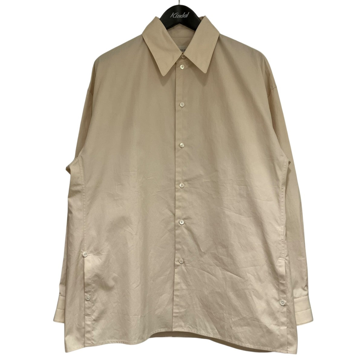 LEMAIRE 「REGULAR COLLAR TWISTED SHIRT」長袖シャツSH305 LF839 古着・中古-1枚目のアイテム画像