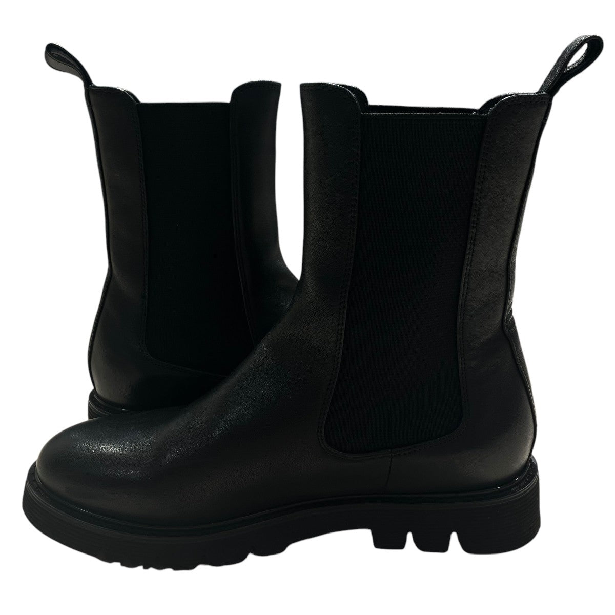 スローブイエナ　サイドゴアブーツ　サイズ 37　ブラック 追加2》SLOBE IENA サイドゴアブーツ（ブーティ・ショートブーツ