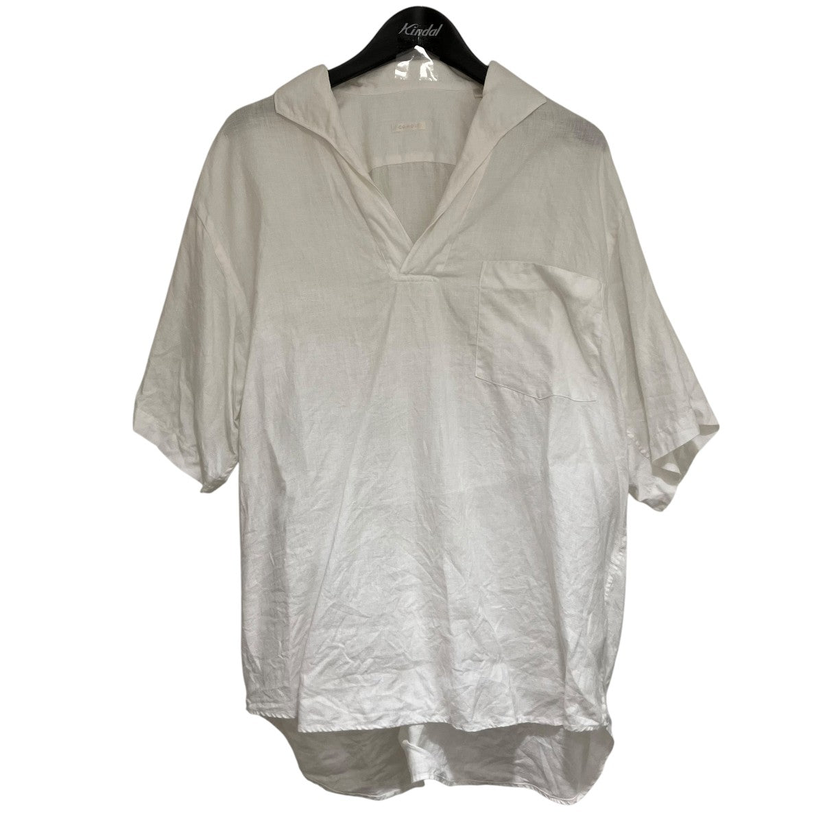 COMOLI(コモリ) 23SS「kanapa skipper S S shirt」スキッパー