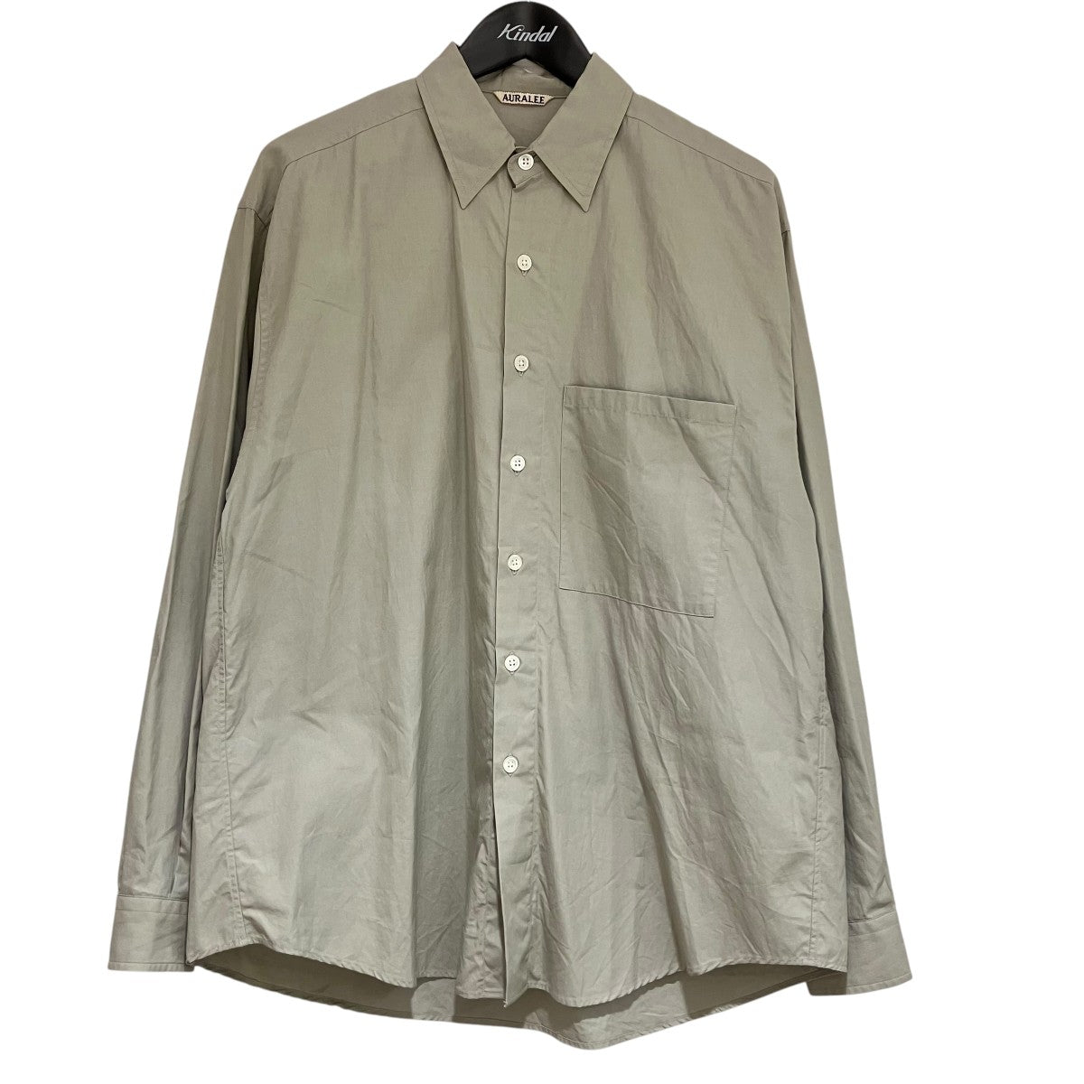 「WASHED FINX TWILL BIG SHIRTS」オーバーサイズシャツA20SS01TN