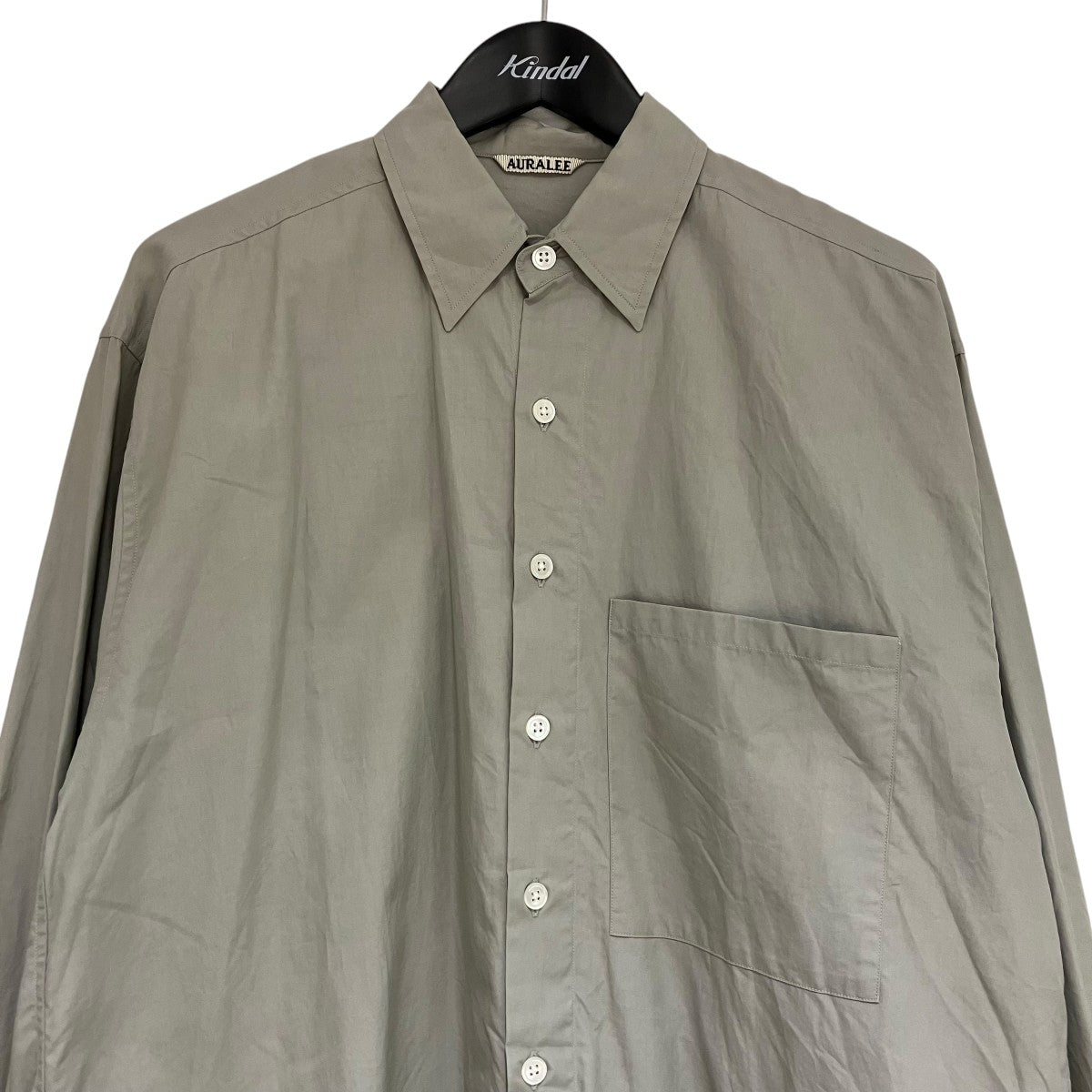 「WASHED FINX TWILL BIG SHIRTS」オーバーサイズシャツA20SS01TN