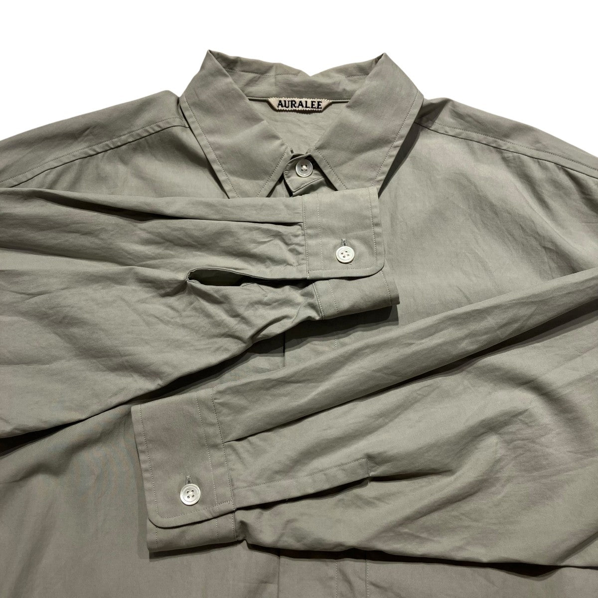 「WASHED FINX TWILL BIG SHIRTS」オーバーサイズシャツA20SS01TN