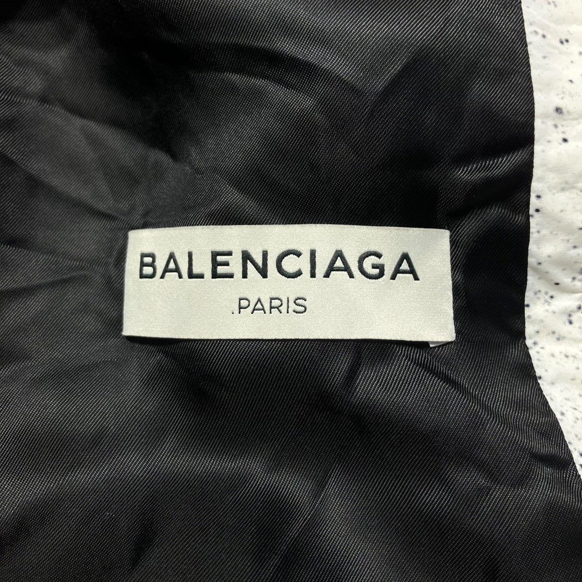 BALENCIAGA ナイロンジャケット 黒/白　34 BALENCIAGA ナイロンジャケット 黒/白 34 【公式通販】