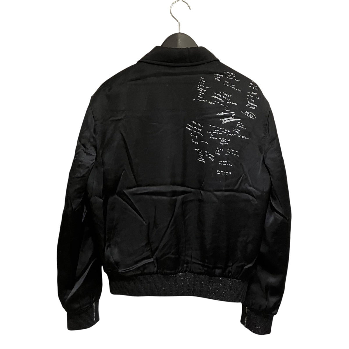 トト。YSL (イブサンローラン) ナイロンジャケット Saint Laurent Paris(サンローランパリ) 背面プリントジャケット