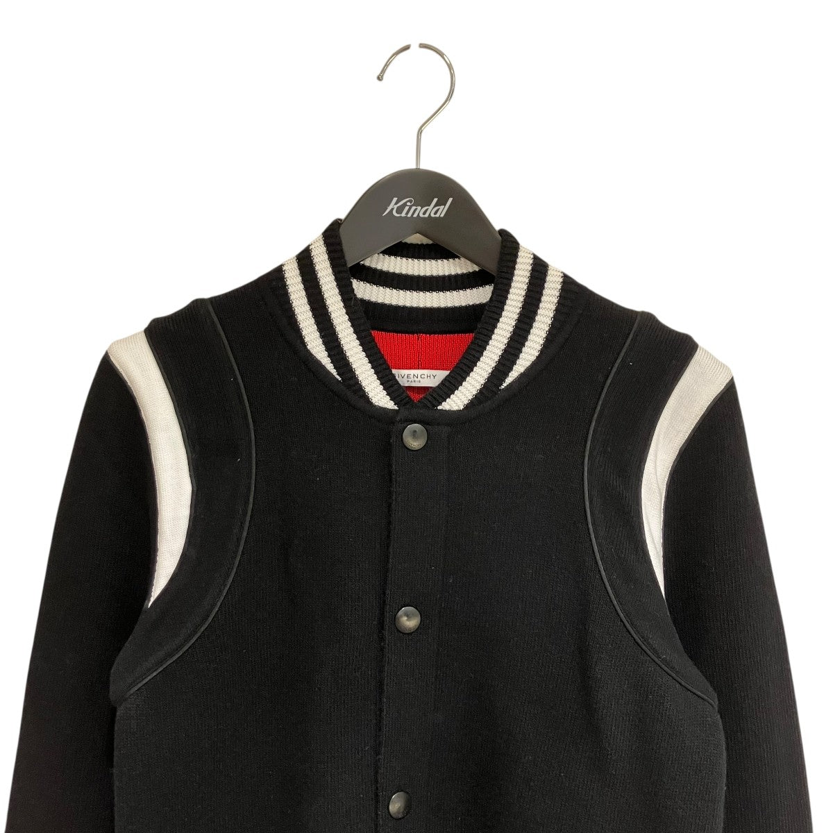 GIVENCHY(ジバンシィ) ロゴ ニットスタジャンニットジャケット17F 7517