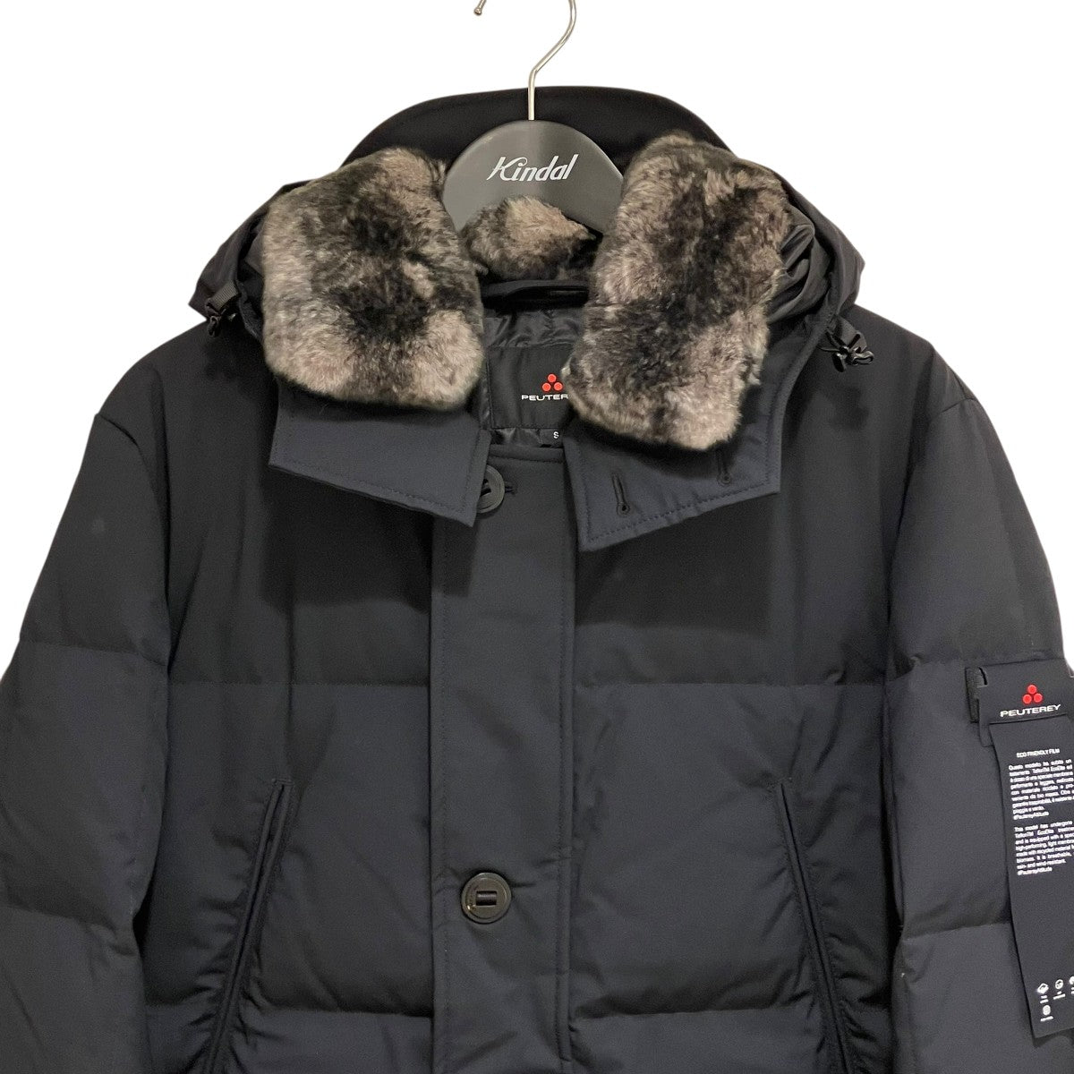 PEUTEREY HURRICANE ダウンジャケット ダークグレー サイズM 中古・古着通販】PEUTEREY (ピューテリー) ハリケーンダウンジャケット