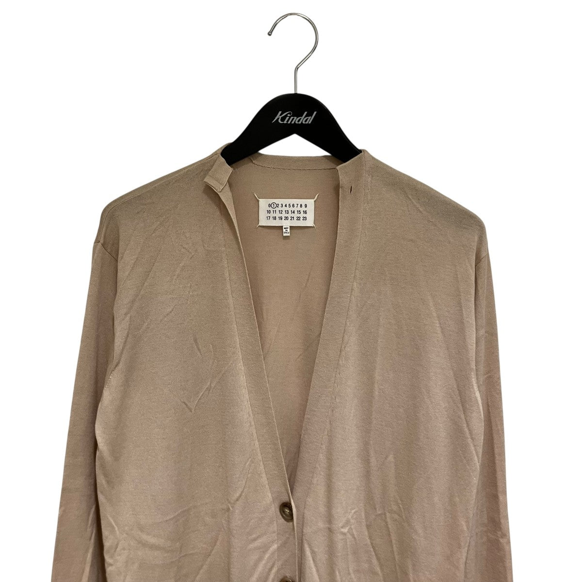 メゾンマルジェラ Maison Margiela rayon wool cardigan カーディガン S51HA0564 ベージュ サイズ：S Maison Margiela(メゾンマルジェラ) rayon wool cardigan