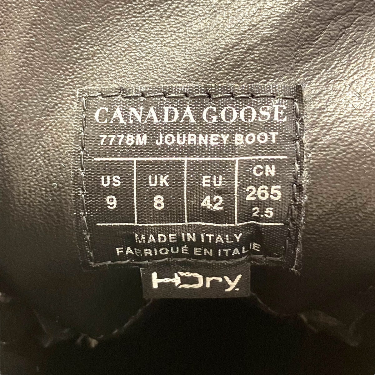 CANADA GOOSE 「Journey Boot」アンクルブーツ7778M 古着・中古-6枚目のアイテム画像