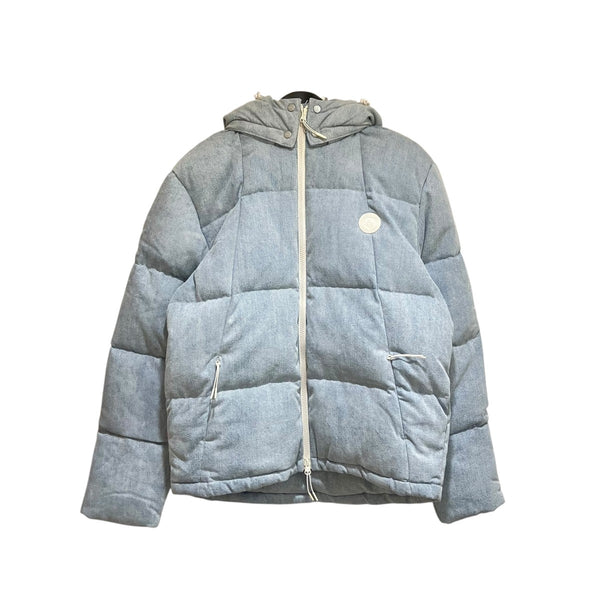 KITH(キス) Monogram Midi Pufferダウンジャケット ブルー サイズ S