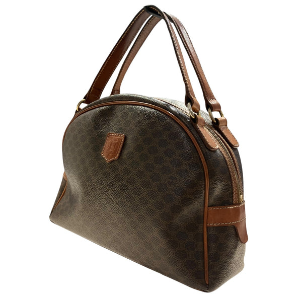 CELINE セリーヌ　マカダム柄　ハンドバッグ CELINE(セリーヌ) 「マカダム柄」ハンドバッグM92 M92 ブラウン