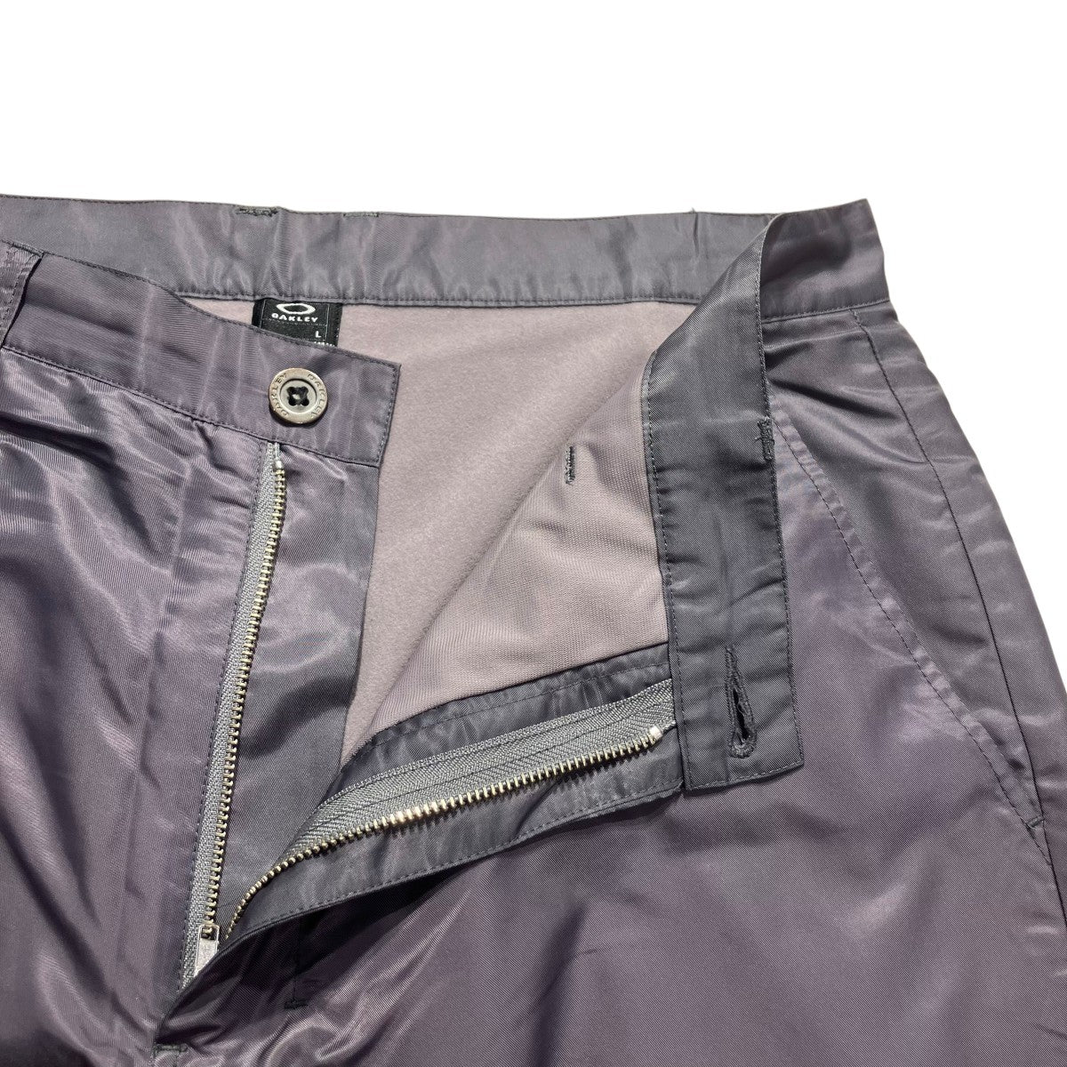 [新品・未使用]OAKLEY ナイロンパンツ　テック系　ゴープコア OAKLEY(オークリー) ナイロンパンツ グレー サイズ L｜【公式