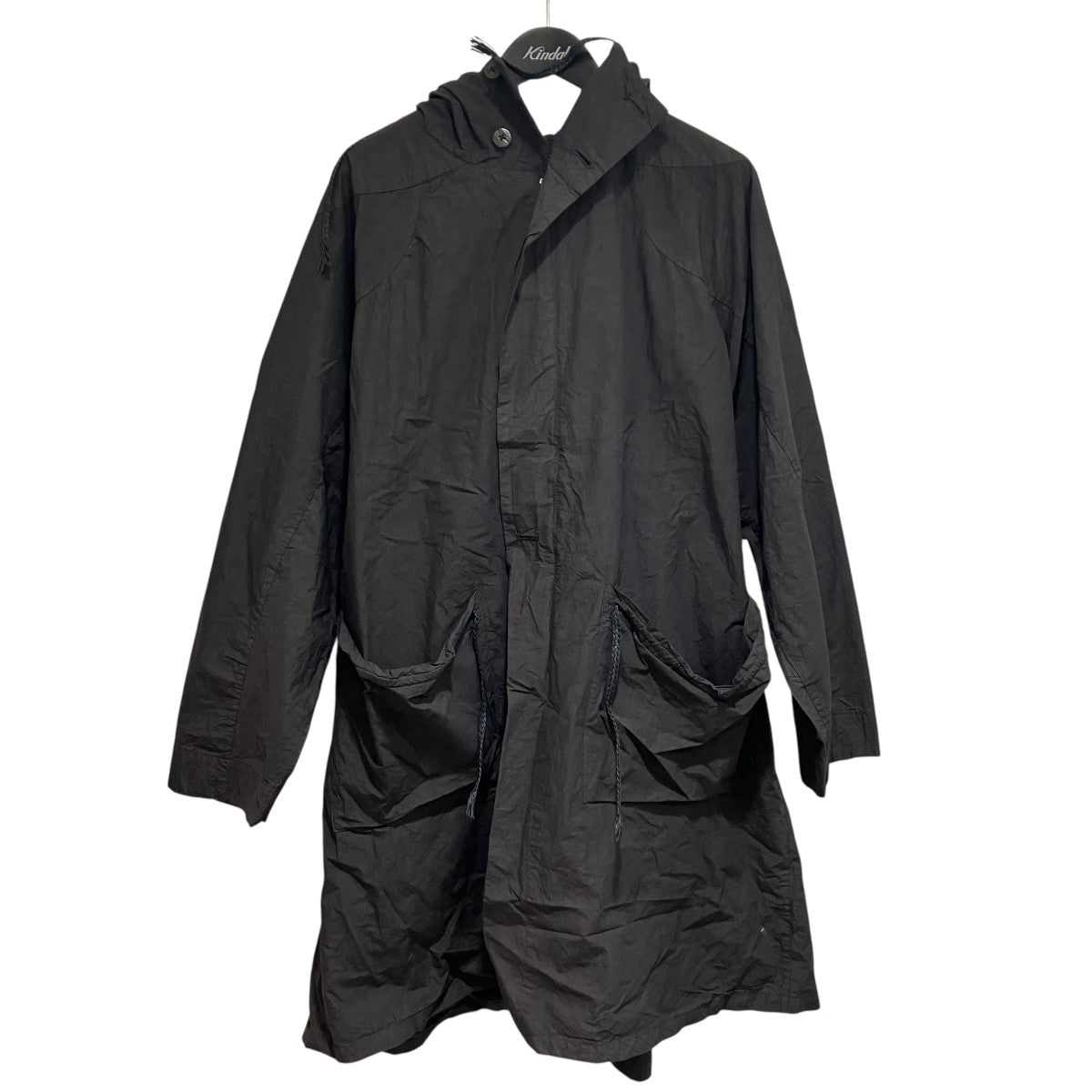 24SSFabric Forming Coat ? Garment Dyeフーデッドコート000-3A