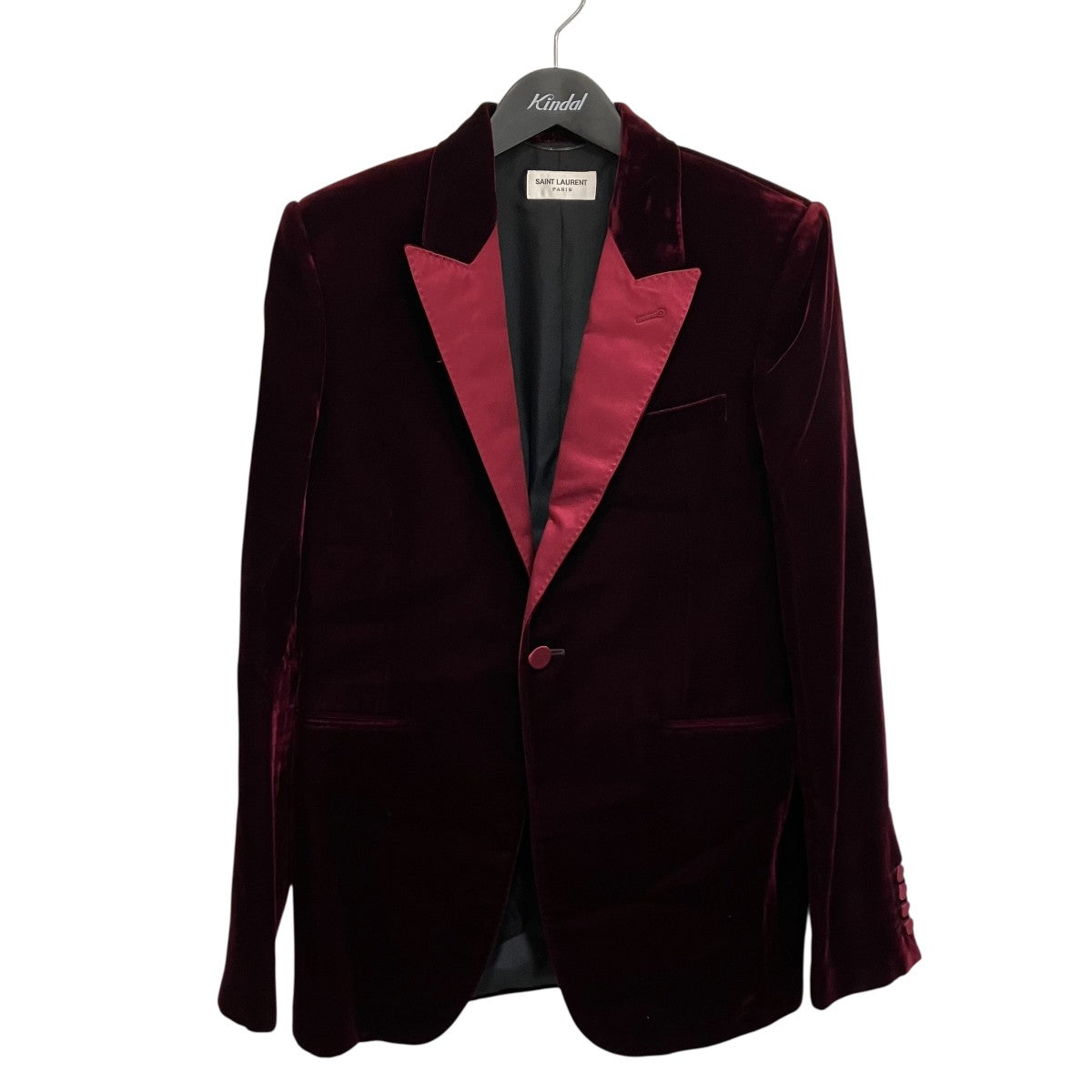 【数々のアワードを受賞】 Saint Laurent Paris(サンローランパリ) ピークドラペルベロア ジャケット・アウター