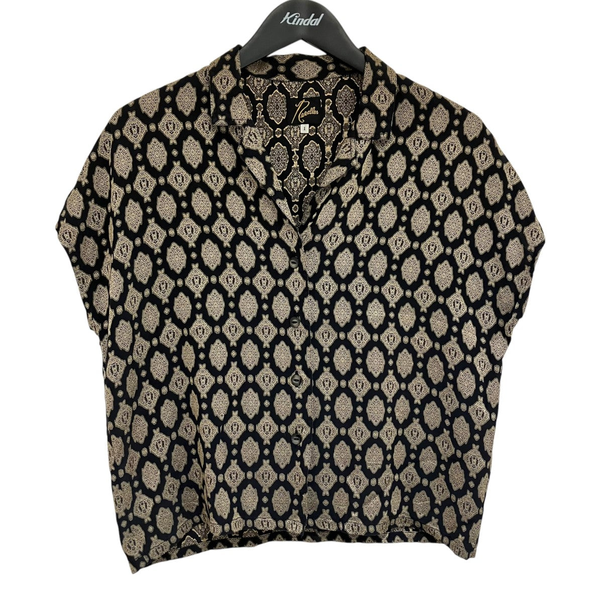 Needles(ニードルス) V Neck Cardigan Poly Mesh Printed