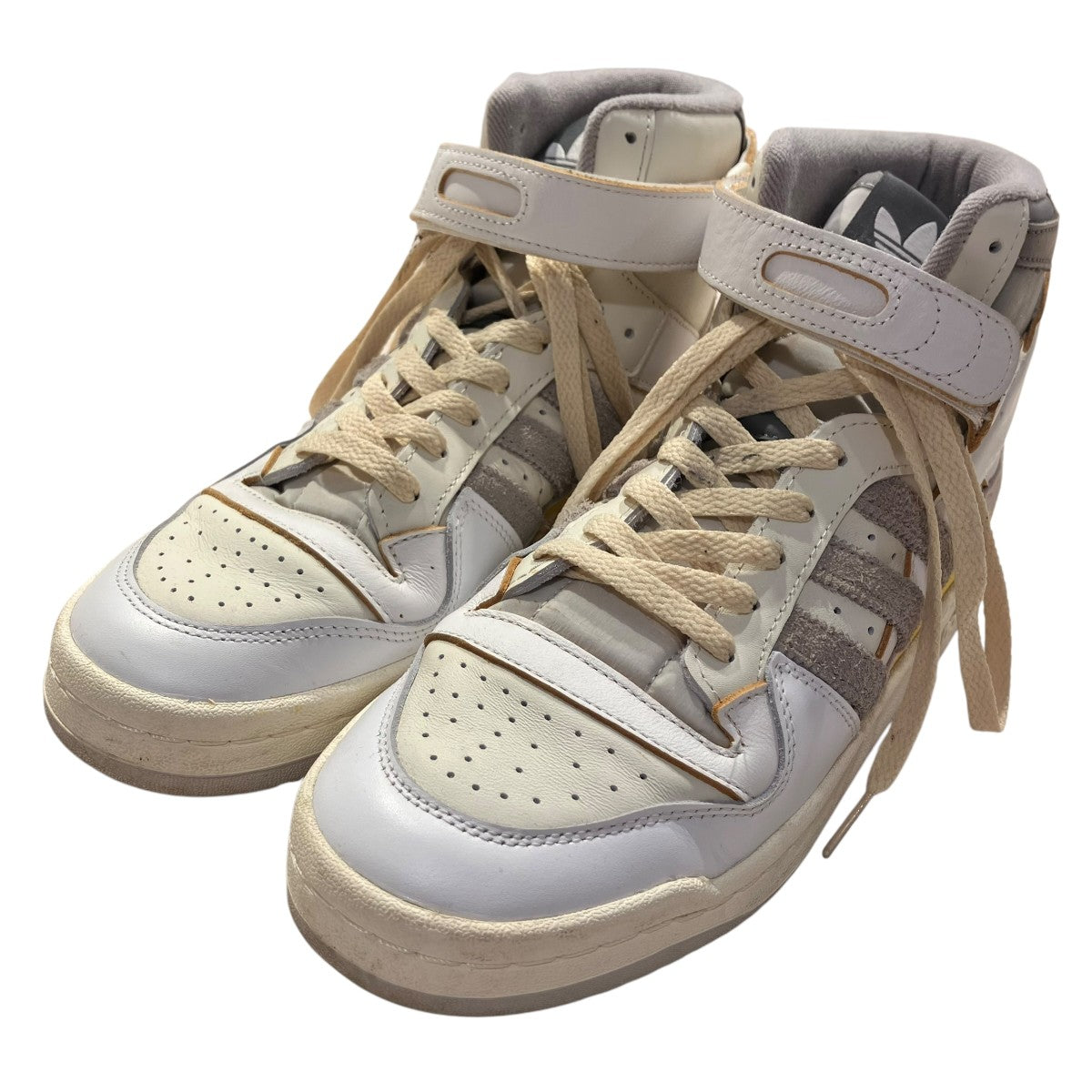 Y's x adidas FORUM HI ホワイト ハイカットスニーカー Y's x adidas]FORUM HI(23 White): Y's｜THE SHOP YOHJI YAMAMOTO