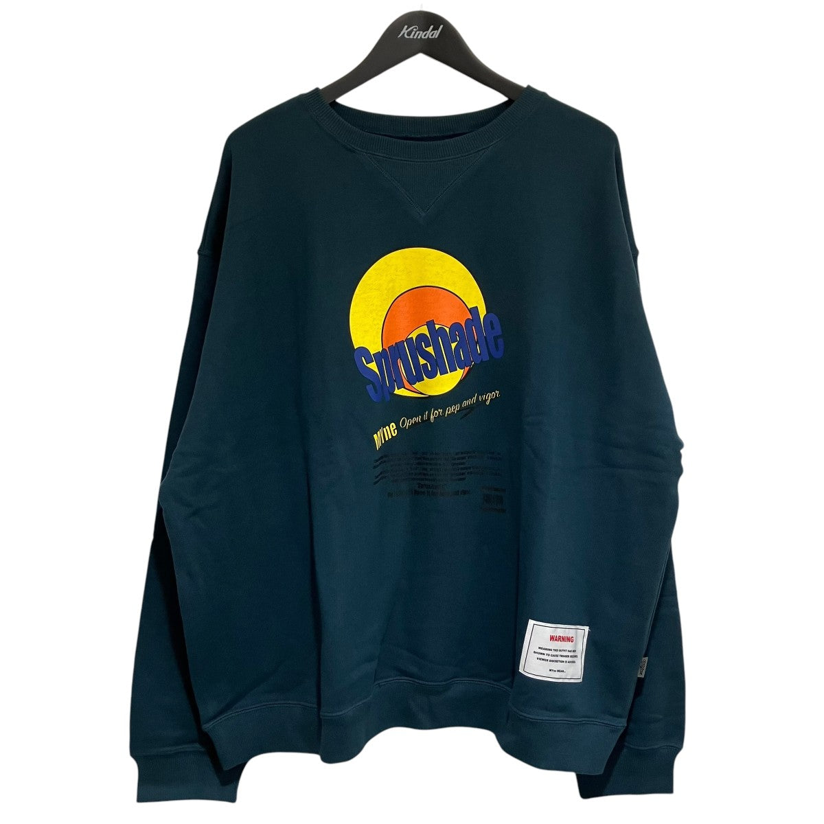 「Sprushade pullover」プリントスウェットG04PO252