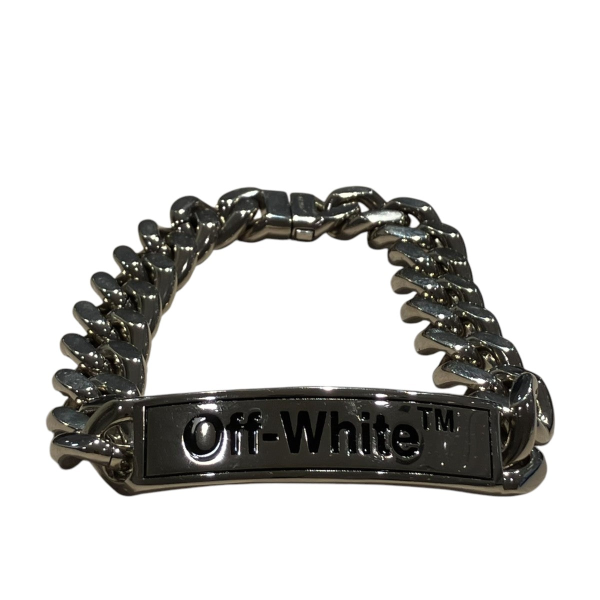 楽天市場】OFF-WHITE Silver-Tone Chain Bracelet 2023SS オフ
