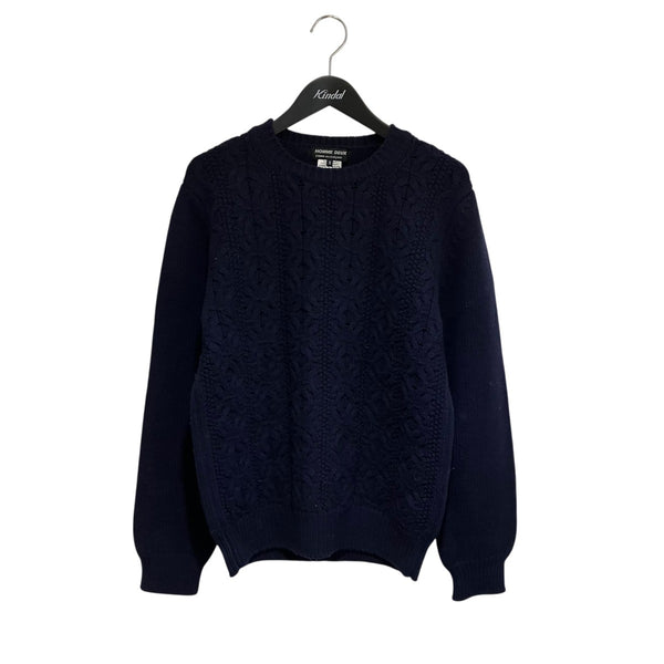 コムデギャルソン ケーブルニット 長袖 COMME des GARCONS HOMME DEUX(コムデギャルソンオムドゥ) ケーブル